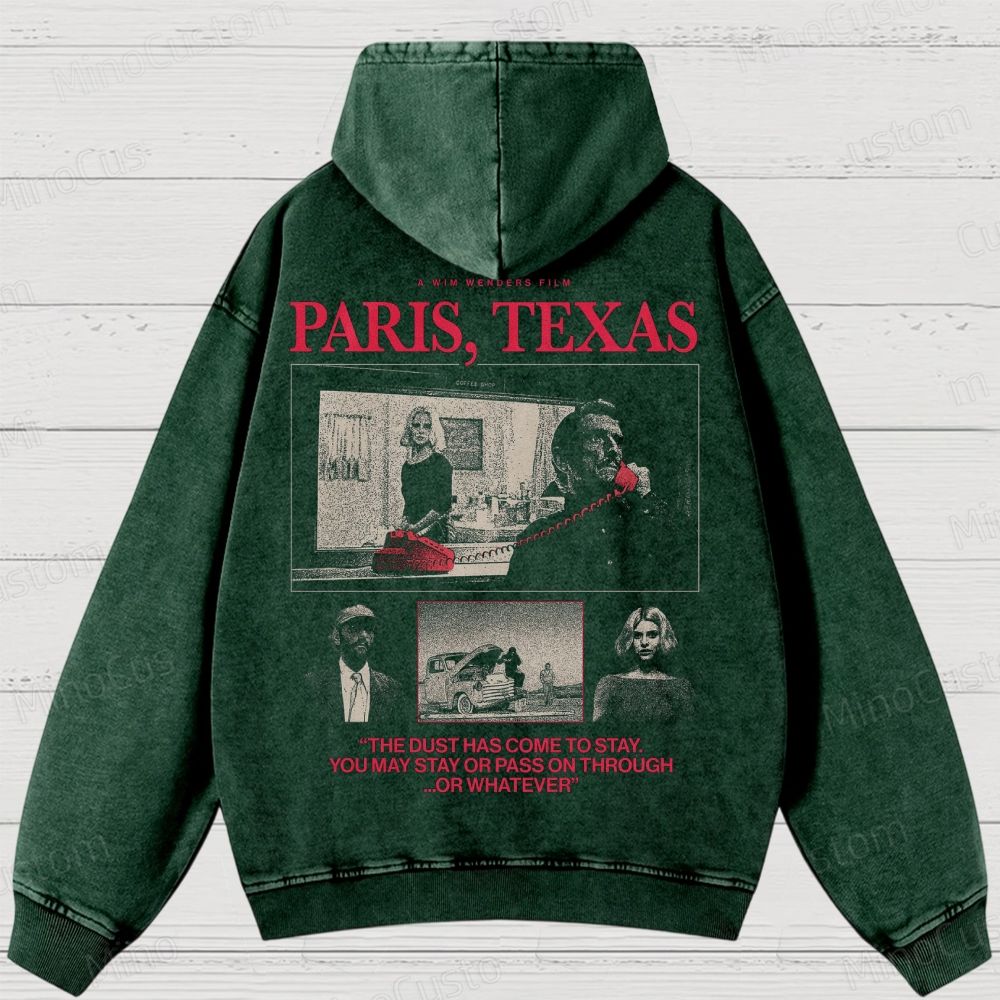 Paris Texas Washed Hoodies 