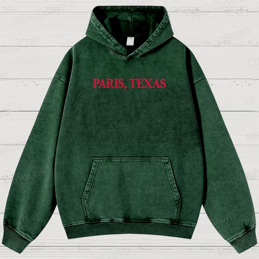 Paris Texas Washed Hoodies 
