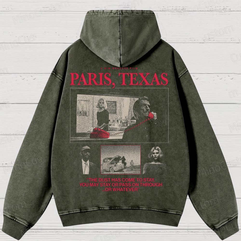 Paris Texas Washed Hoodies 