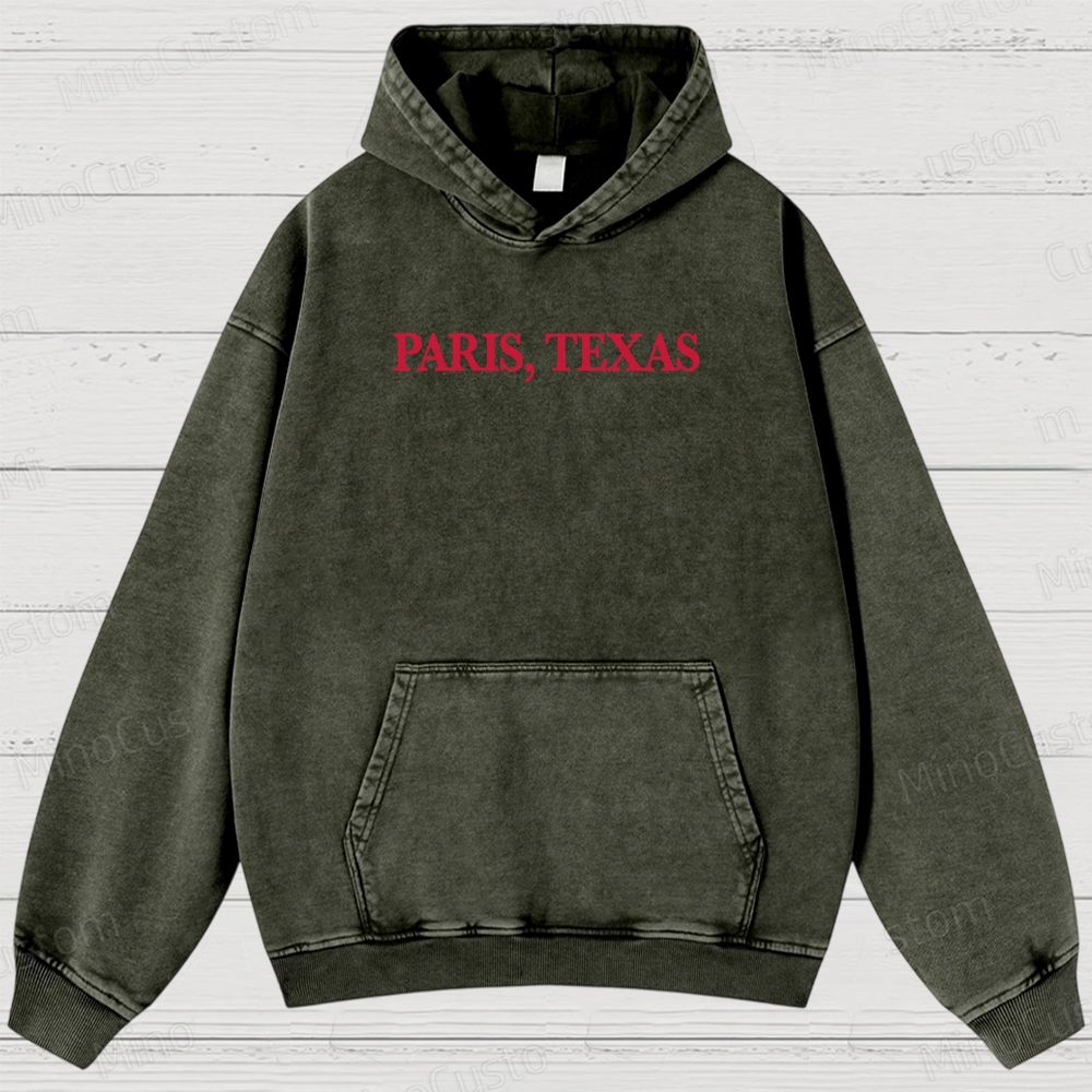 Paris Texas Washed Hoodies 