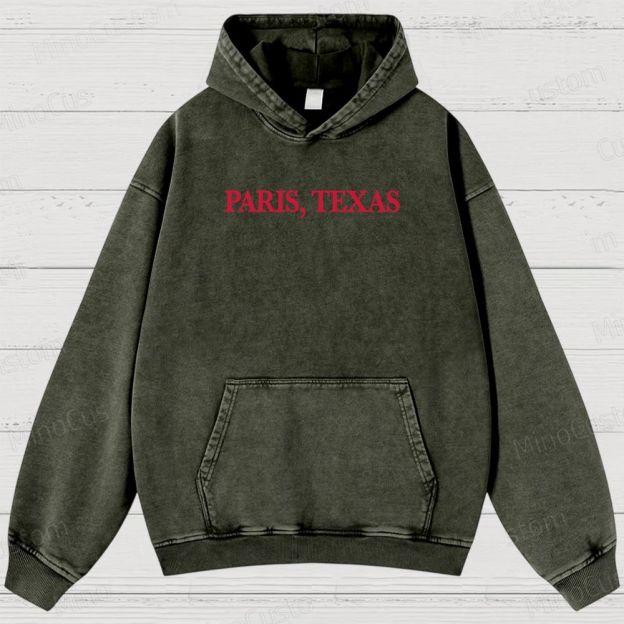 Paris Texas Washed Hoodies 