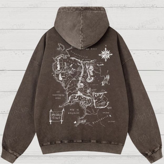 JRR Tolkien  Washed Hoodies 
