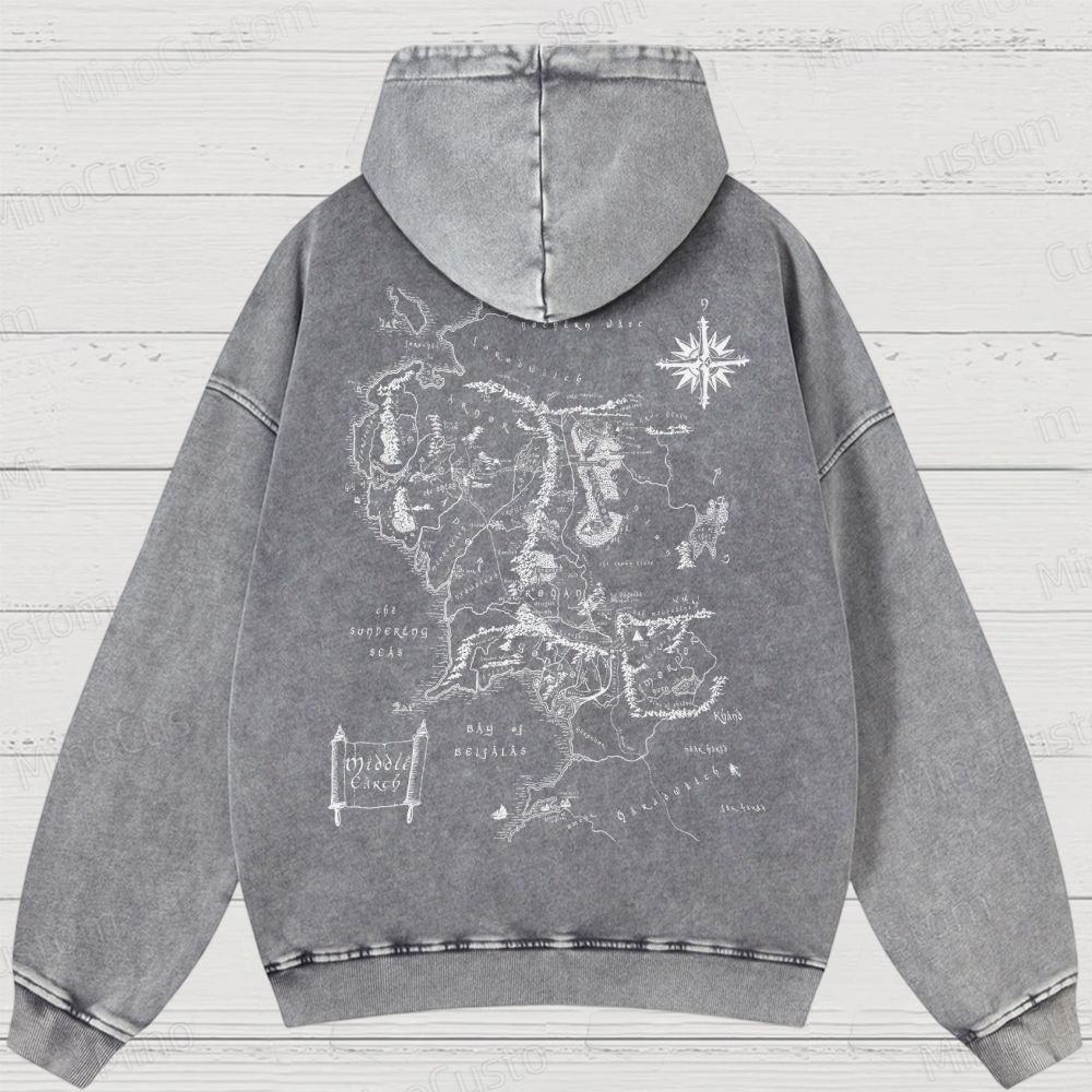 JRR Tolkien  Washed Hoodies 