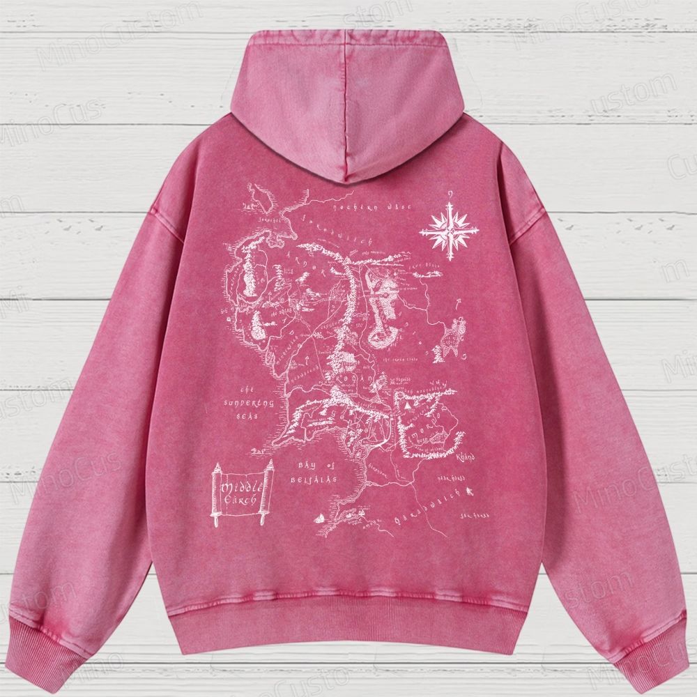 JRR Tolkien  Washed Hoodies 