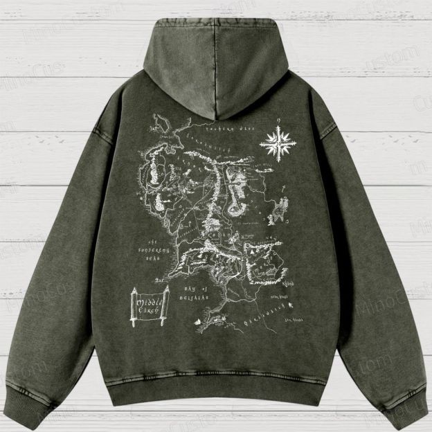 JRR Tolkien  Washed Hoodies 