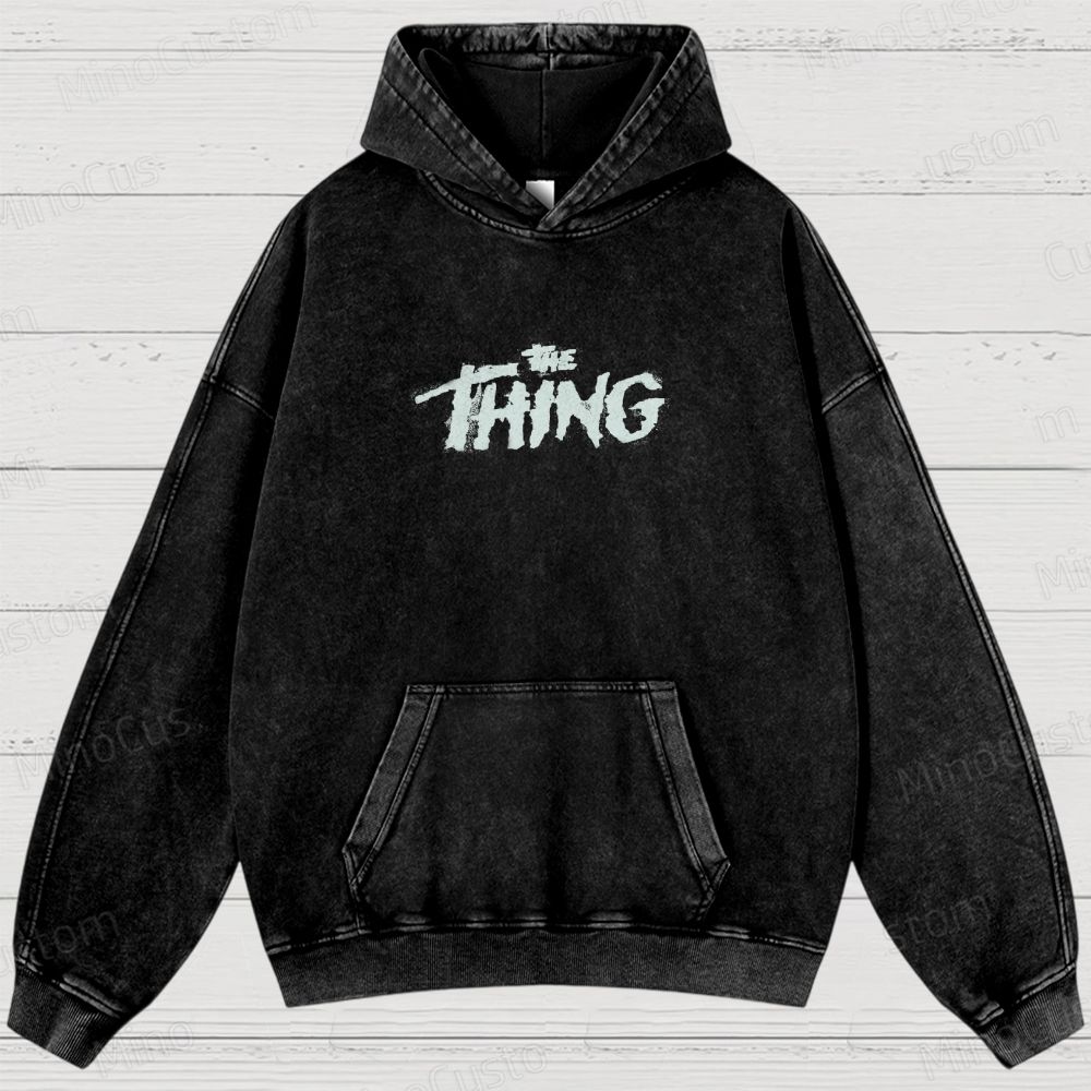 The Thing Carpenter Horror Washed Hoodies 