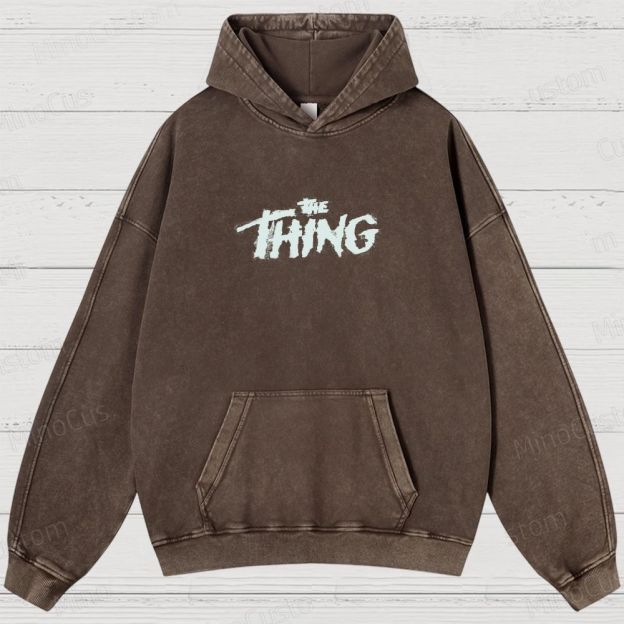 The Thing Carpenter Horror Washed Hoodies 