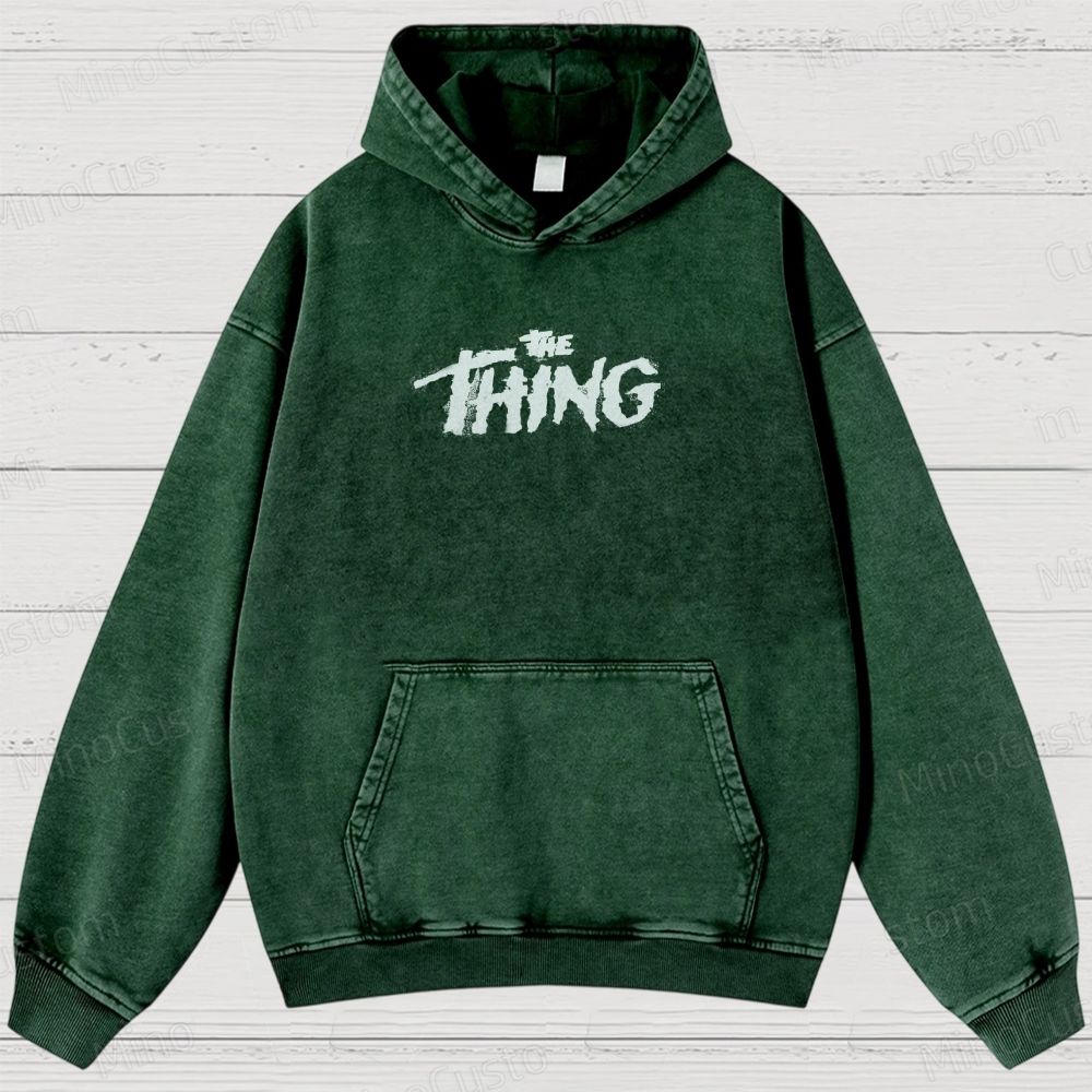 The Thing Carpenter Horror Washed Hoodies 