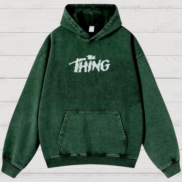 The Thing Carpenter Horror Washed Hoodies 