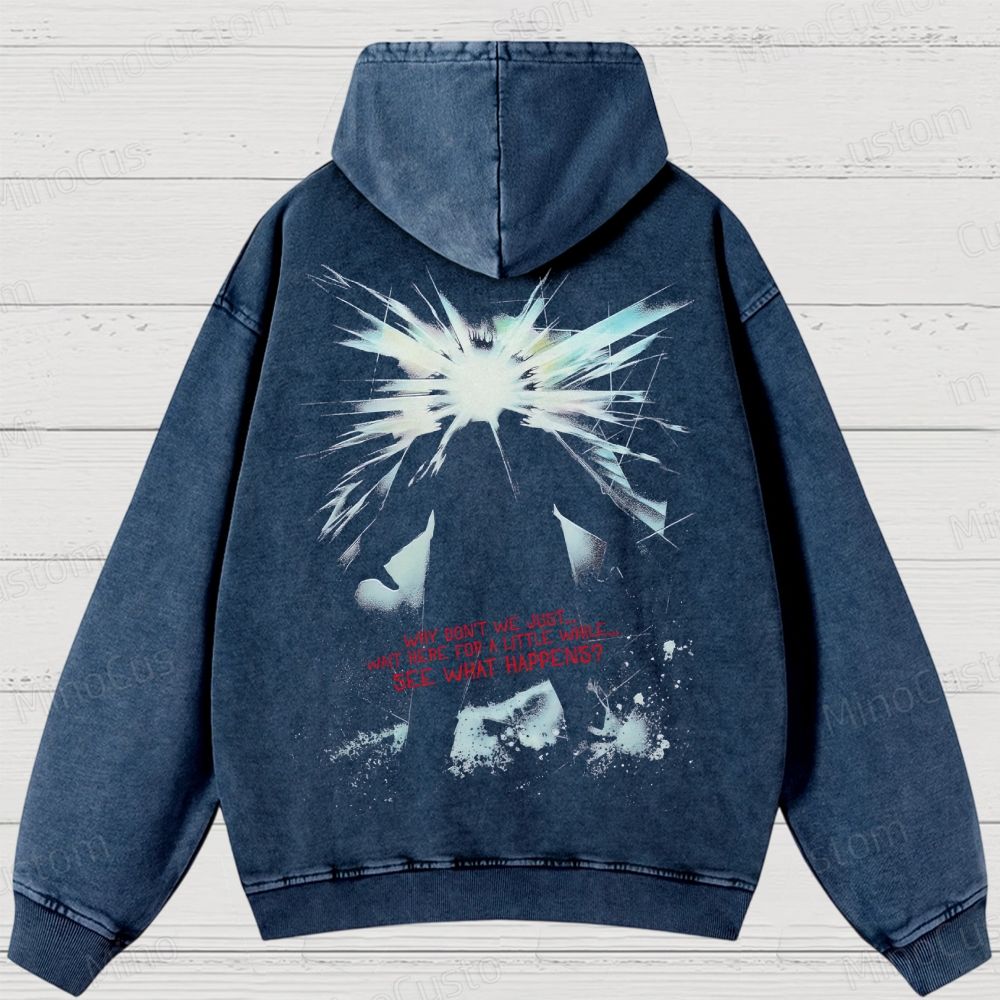 The Thing Carpenter Horror Washed Hoodies 