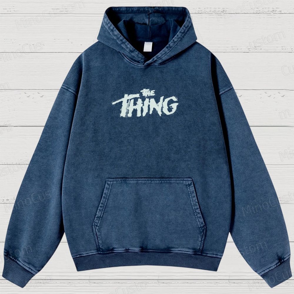 The Thing Carpenter Horror Washed Hoodies 