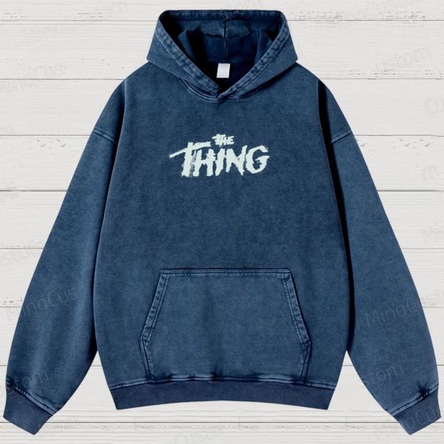 The Thing Carpenter Horror Washed Hoodies 
