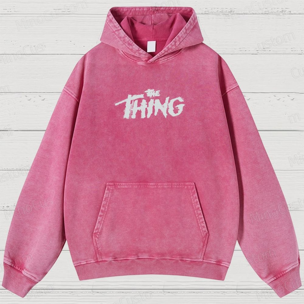 The Thing Carpenter Horror Washed Hoodies 