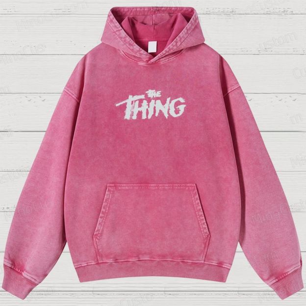 The Thing Carpenter Horror Washed Hoodies 