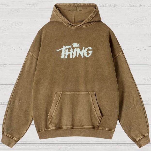 The Thing Carpenter Horror Washed Hoodies 