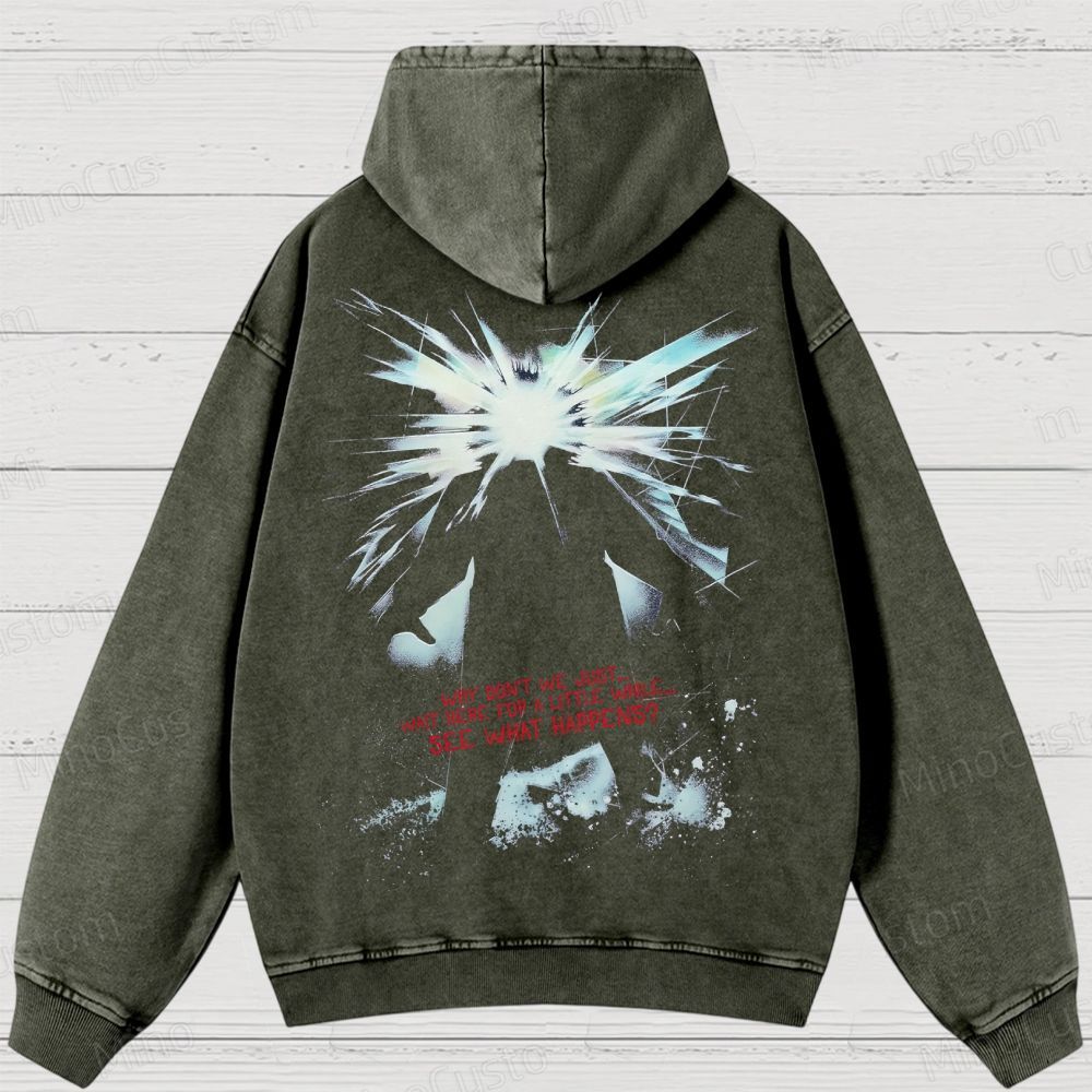 The Thing Carpenter Horror Washed Hoodies 