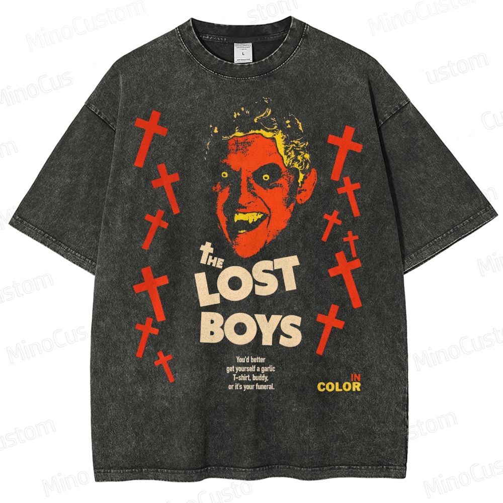 The Lost Boys Vampire Horror Washed T-Shirt