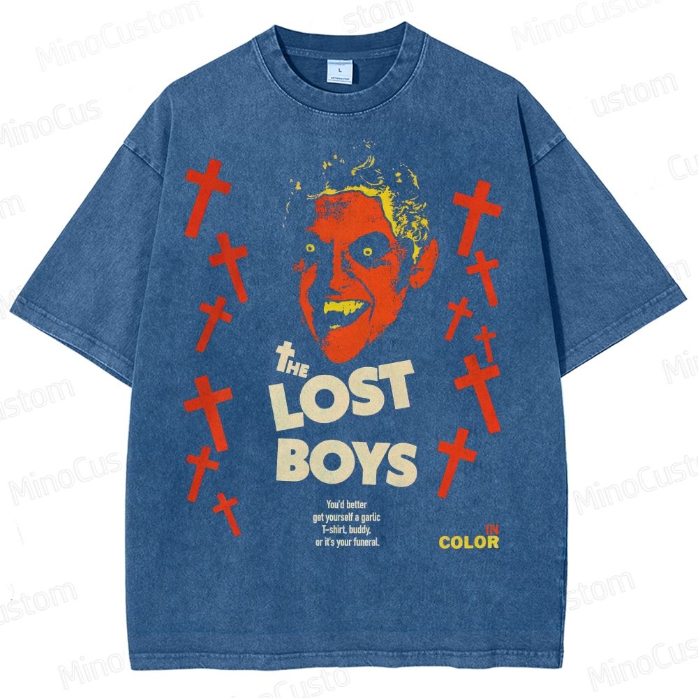 The Lost Boys Vampire Horror Washed T-Shirt 