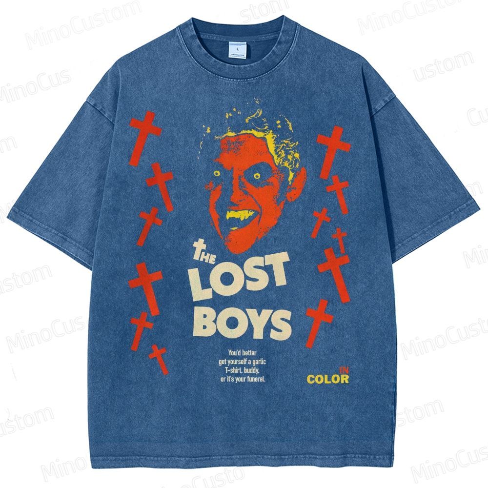 The Lost Boys Vampire Horror Washed T-Shirt 