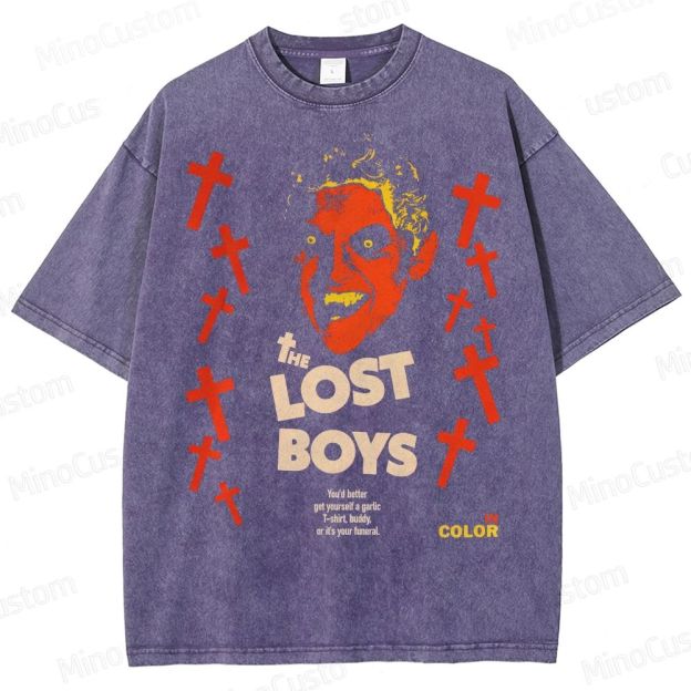 The Lost Boys Vampire Horror Washed T-Shirt 