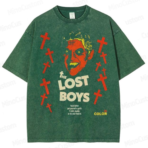 The Lost Boys Vampire Horror Washed T-Shirt 