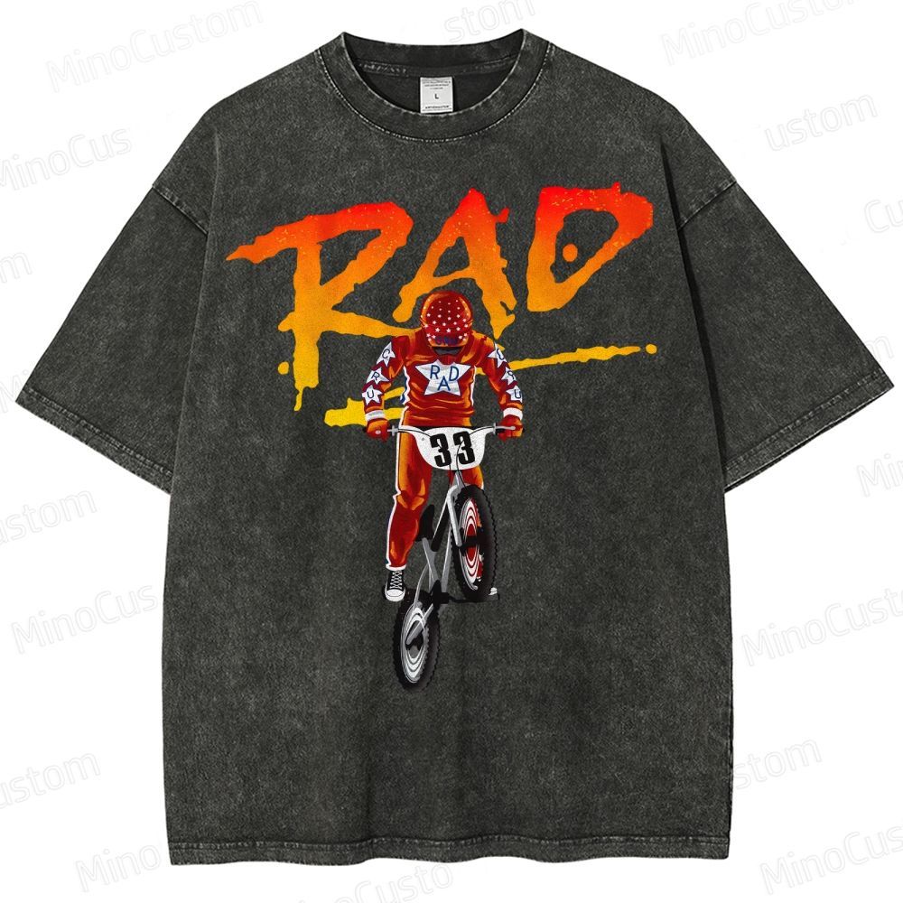 RAD BMX Retro Graphic Washed T-Shirt 
