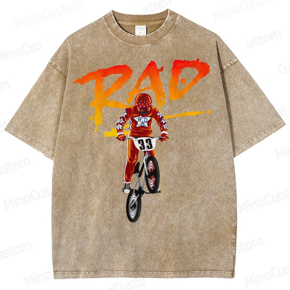 RAD BMX Retro Graphic Washed T-Shirt 