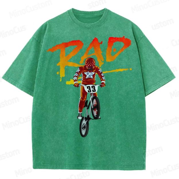 RAD BMX Retro Graphic Washed T-Shirt 