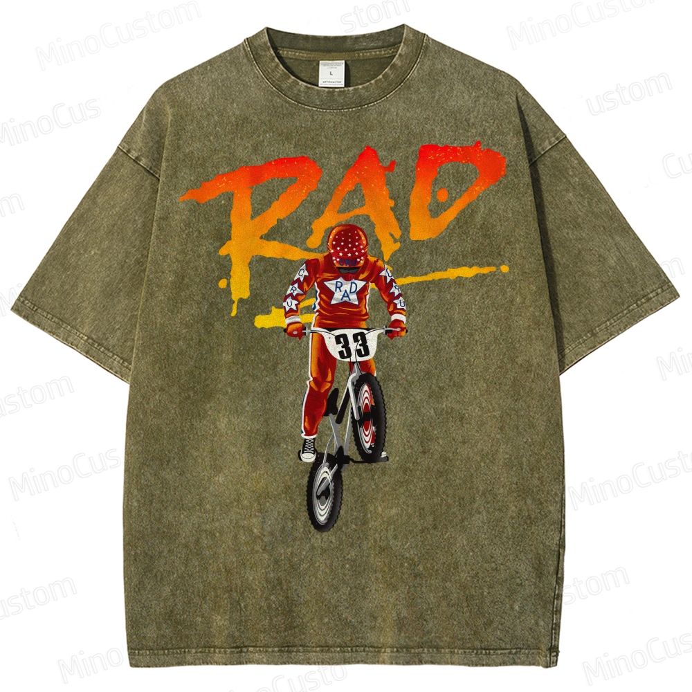RAD BMX Retro Graphic Washed T-Shirt 