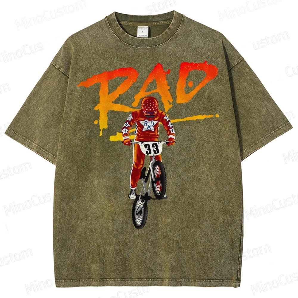 RAD BMX Retro Graphic Washed T-Shirt 