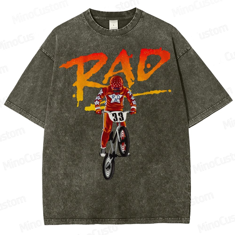 RAD BMX Retro Graphic Washed T-Shirt 