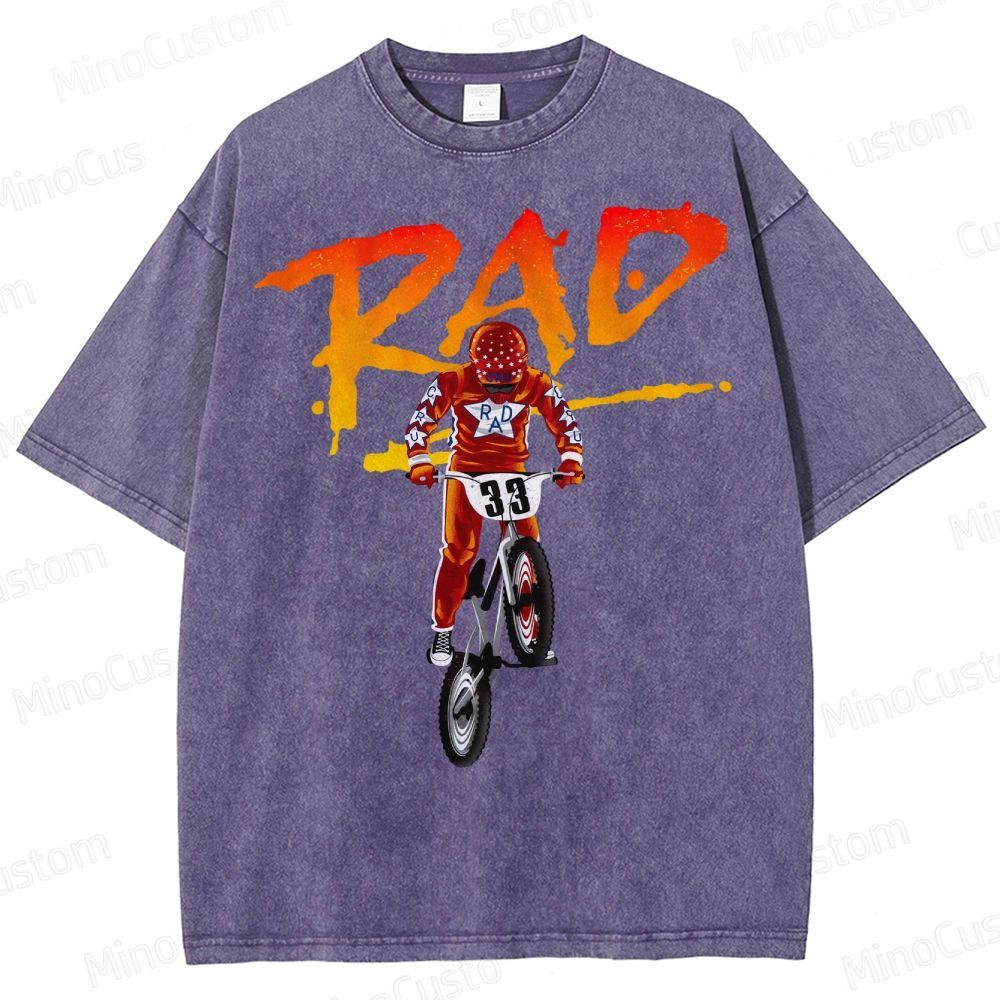 RAD BMX Retro Graphic Washed T-Shirt 