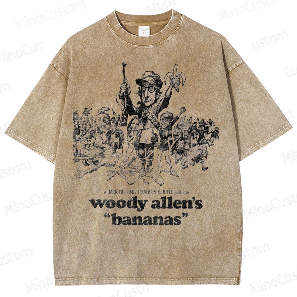 Vintage Washed Bananas Graphic Comedy T - shirt