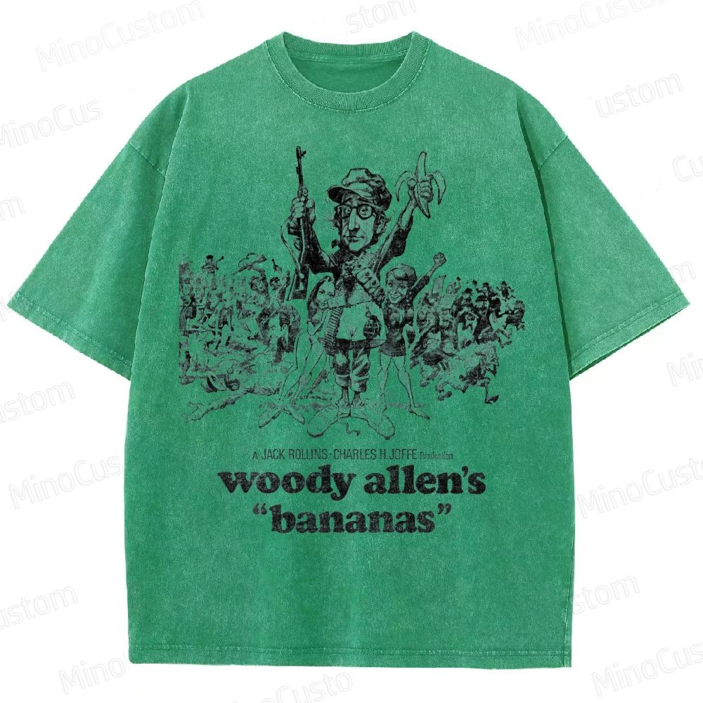 Vintage Washed Bananas Graphic Comedy T - shirt