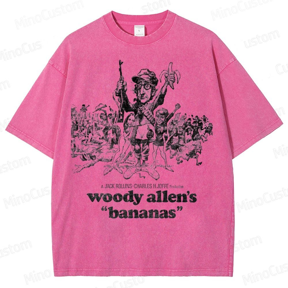 Vintage Washed Bananas Graphic Comedy T - shirt