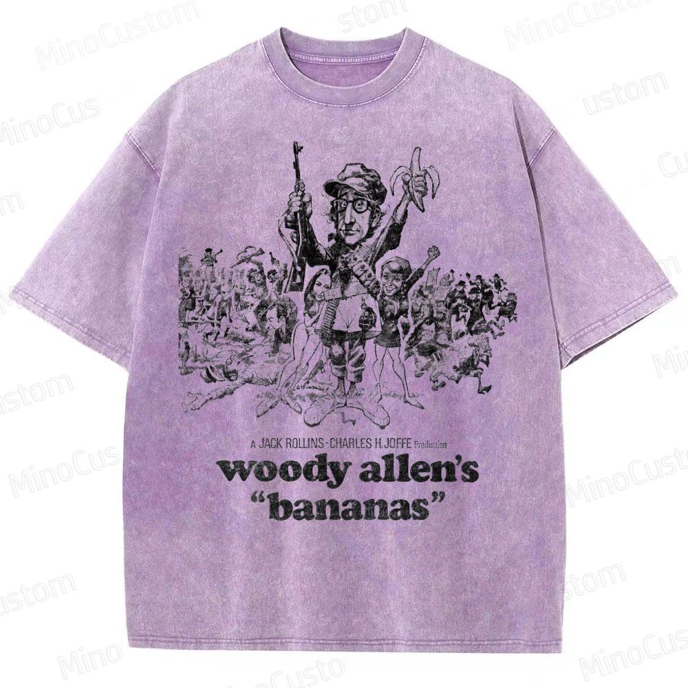 Vintage Washed Bananas Graphic Comedy T - shirt