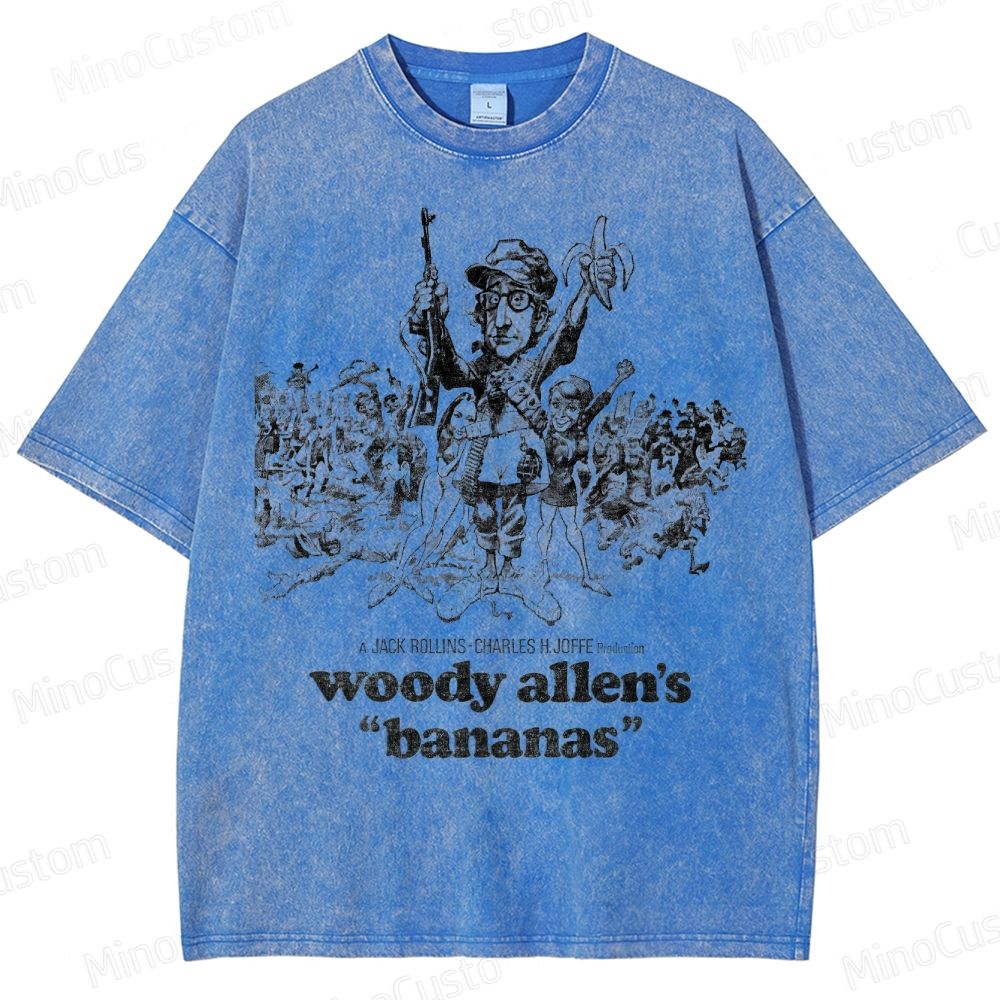 Vintage Washed Bananas Graphic Comedy T - shirt