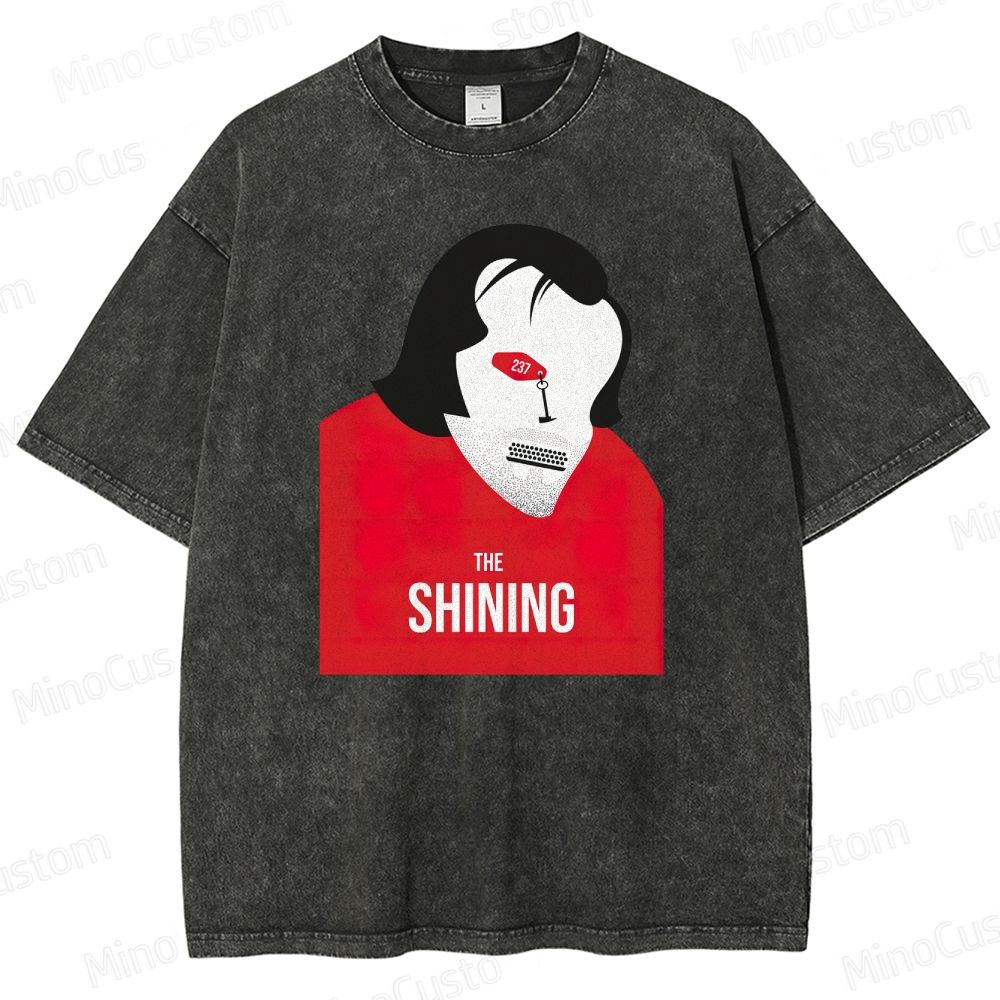 Vintage Washed The Shining Graphic Horror T - shirt