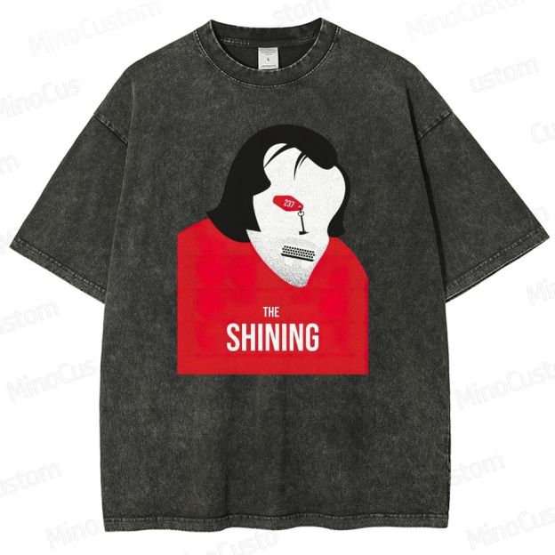 Vintage Washed The Shining Graphic Horror T - shirt