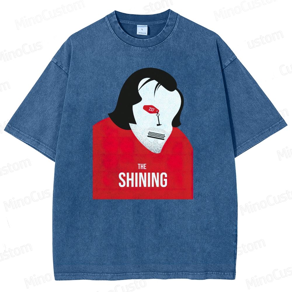 Vintage Washed The Shining Graphic Horror T - shirt