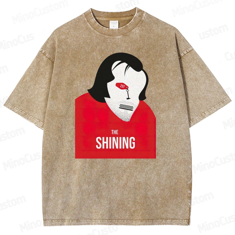 Vintage Washed The Shining Graphic Horror T - shirt