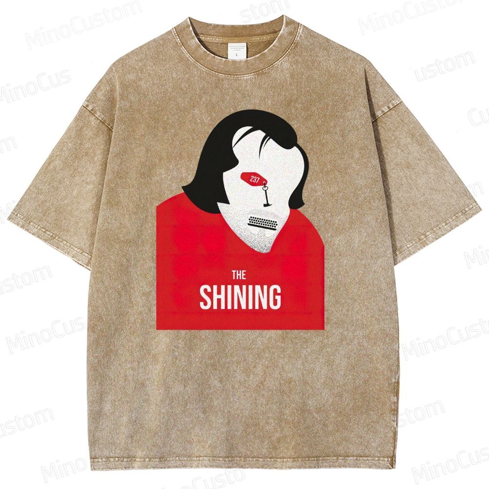Vintage Washed The Shining Graphic Horror T - shirt
