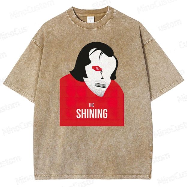 Vintage Washed The Shining Graphic Horror T - shirt