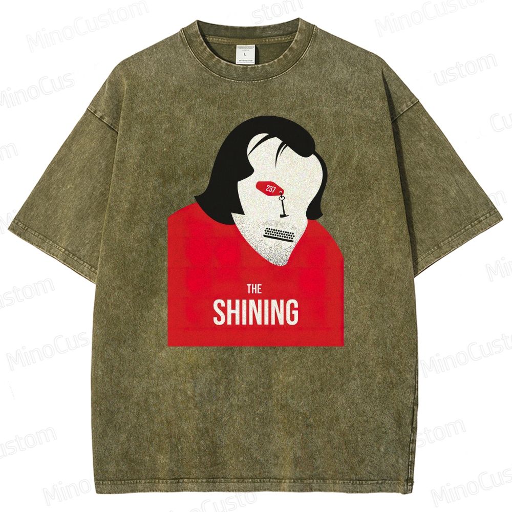 Vintage Washed The Shining Graphic Horror T - shirt