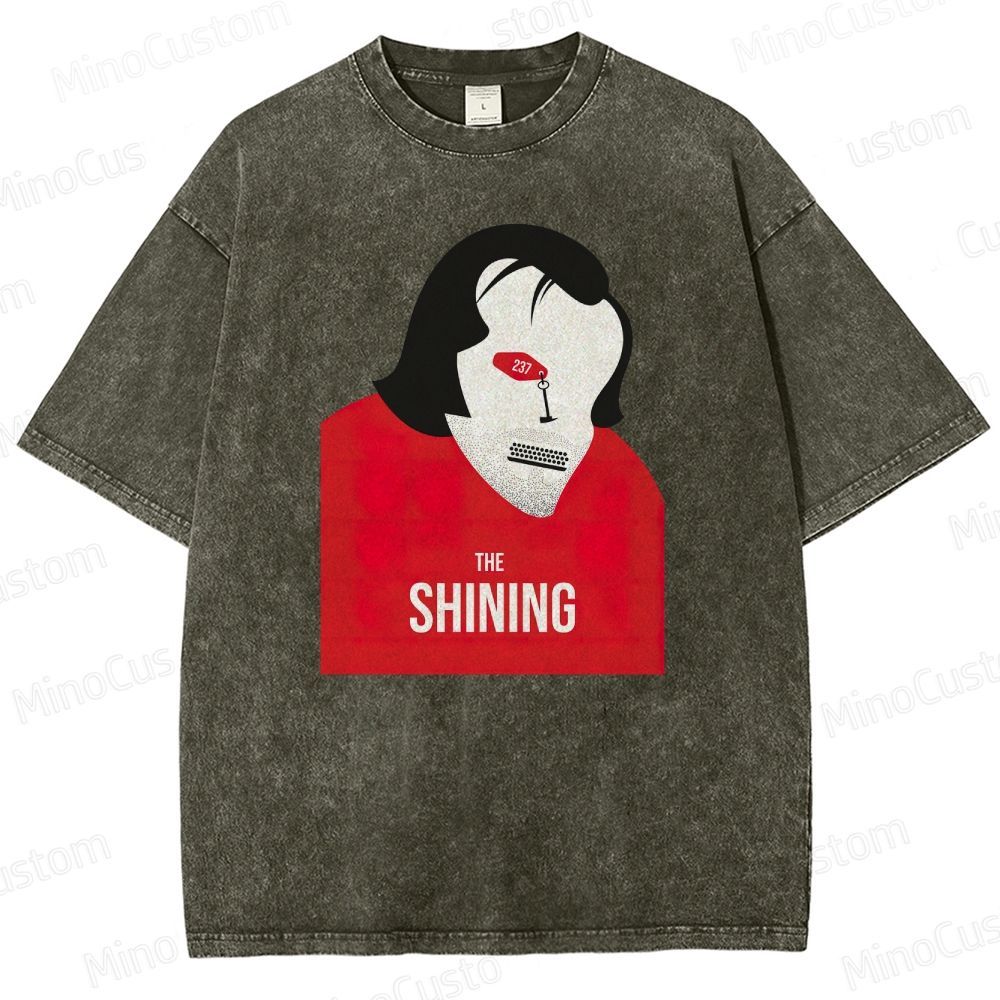 Vintage Washed The Shining Graphic Horror T - shirt