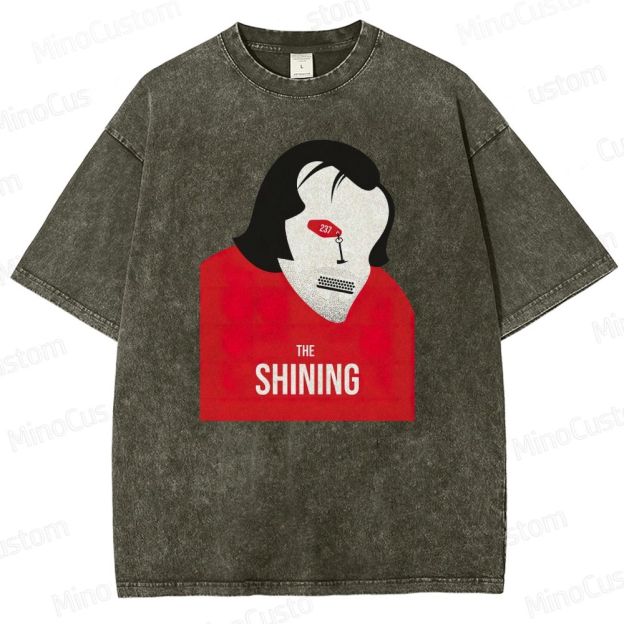 Vintage Washed The Shining Graphic Horror T - shirt