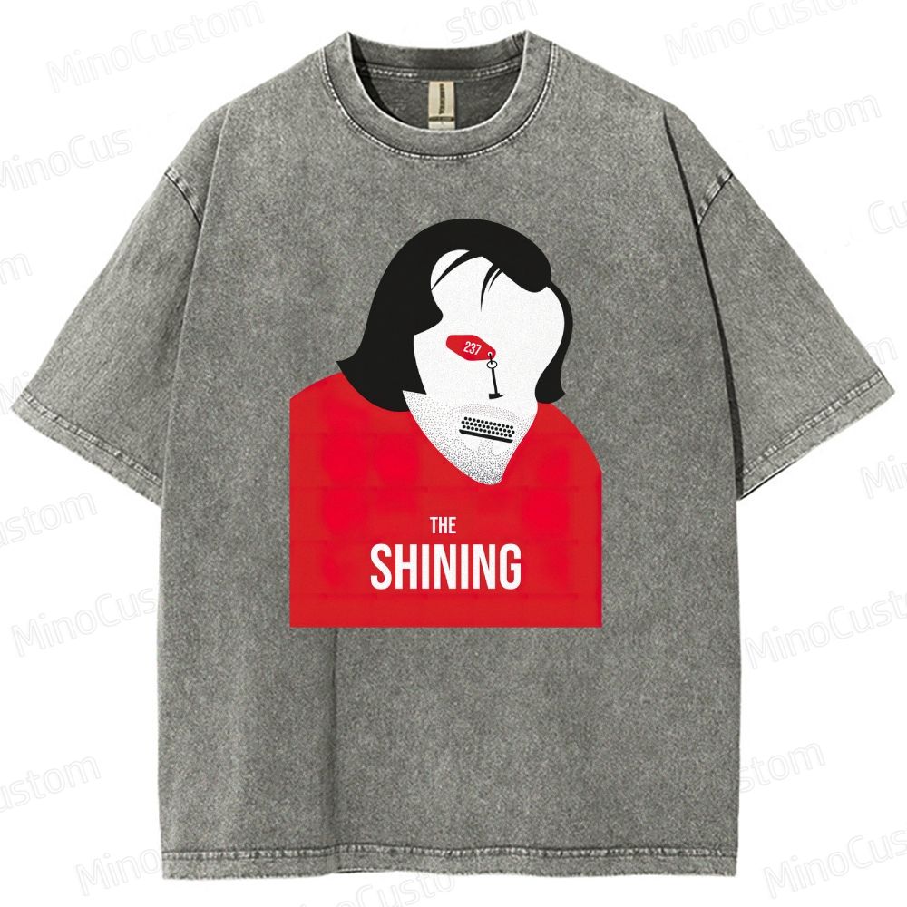 Vintage Washed The Shining Graphic Horror T - shirt