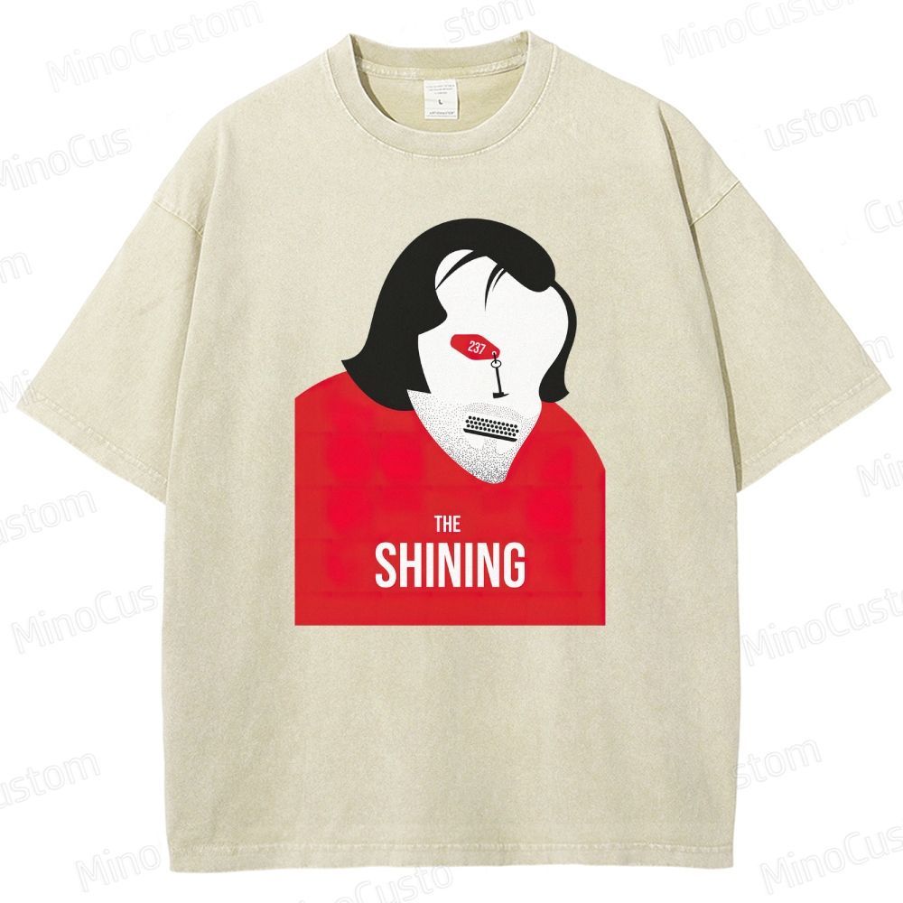 Vintage Washed The Shining Graphic Horror T - shirt