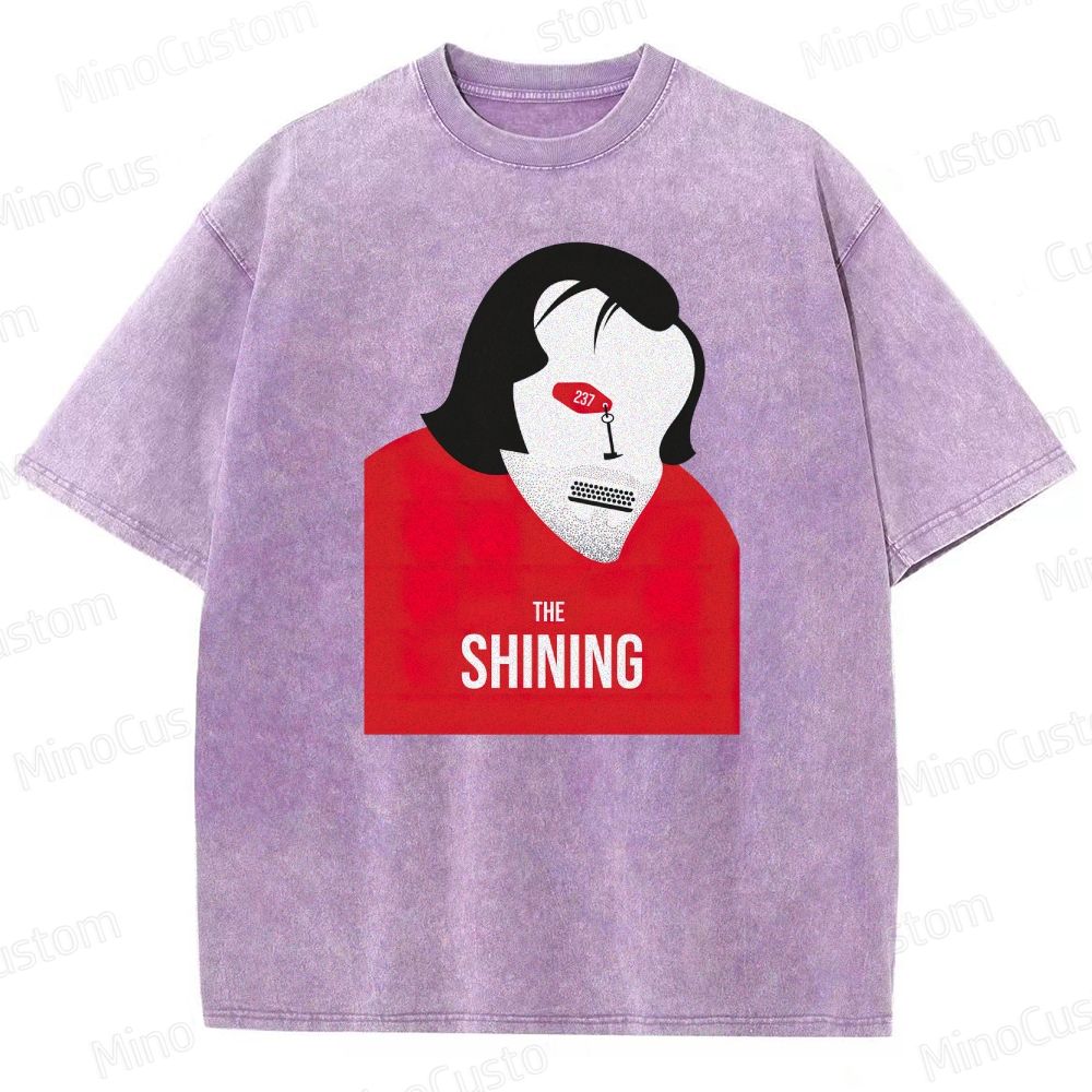 Vintage Washed The Shining Graphic Horror T - shirt