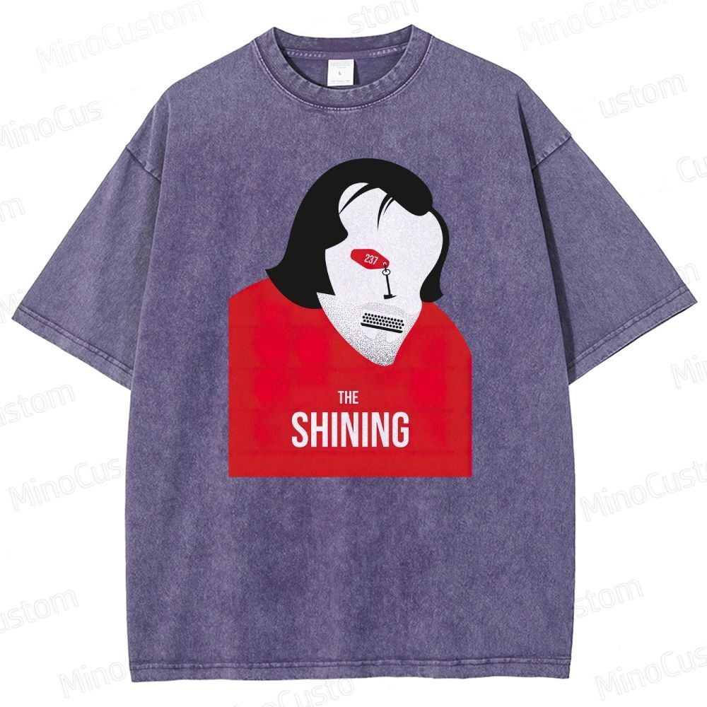 Vintage Washed The Shining Graphic Horror T - shirt